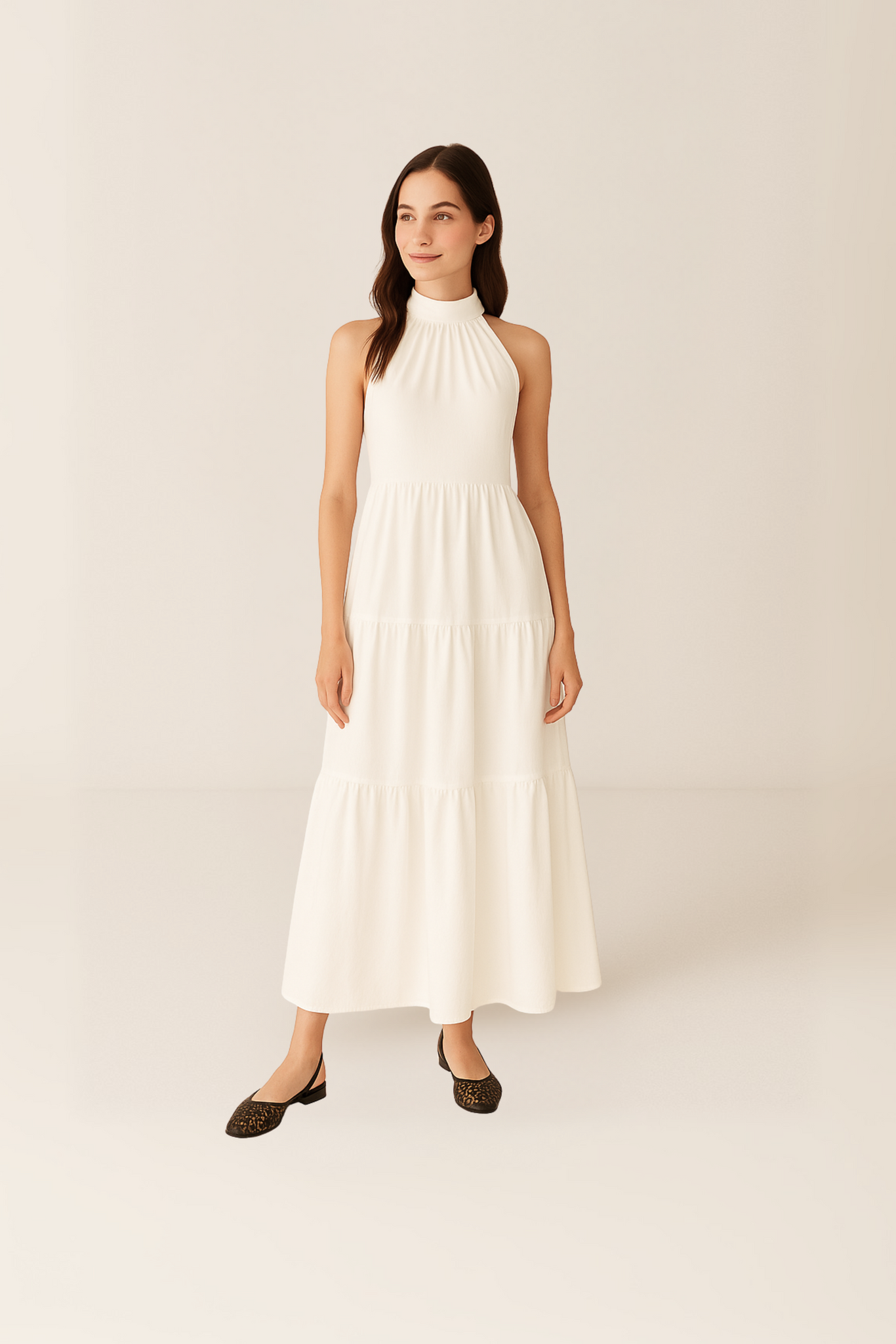White Maria Dress