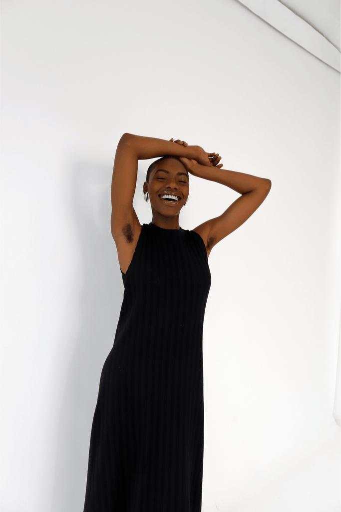 Black Nora Dress - KNYT STUDIOS