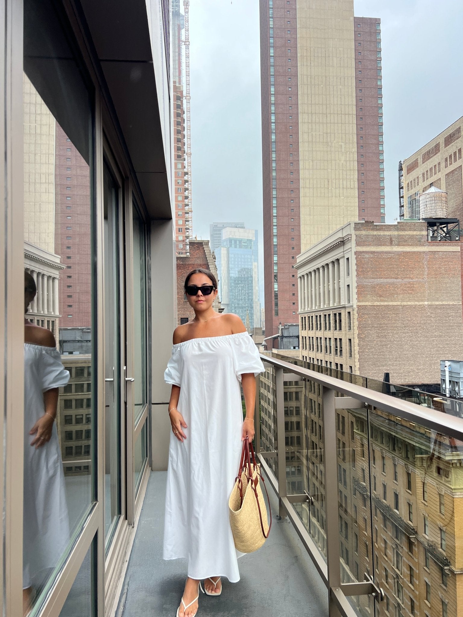 Felicia Dress in white - KNYT STUDIOS