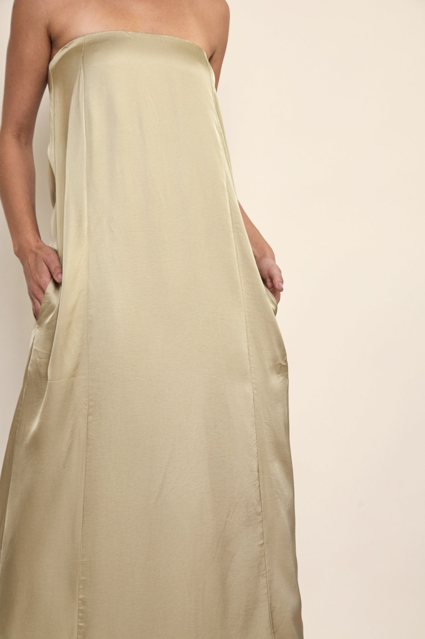 Lila Dress in Sage - KNYT STUDIOS