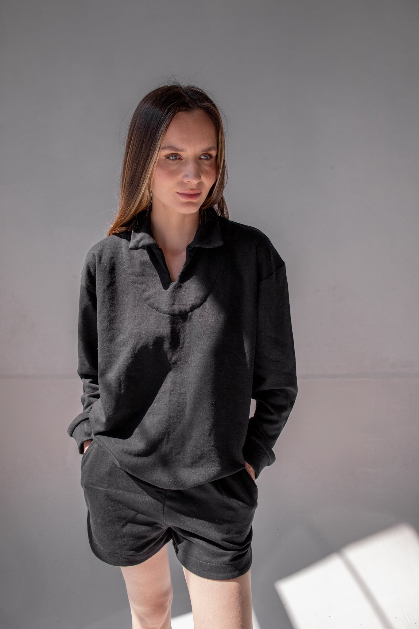 Polo Sweatshirt - KNYT STUDIOS