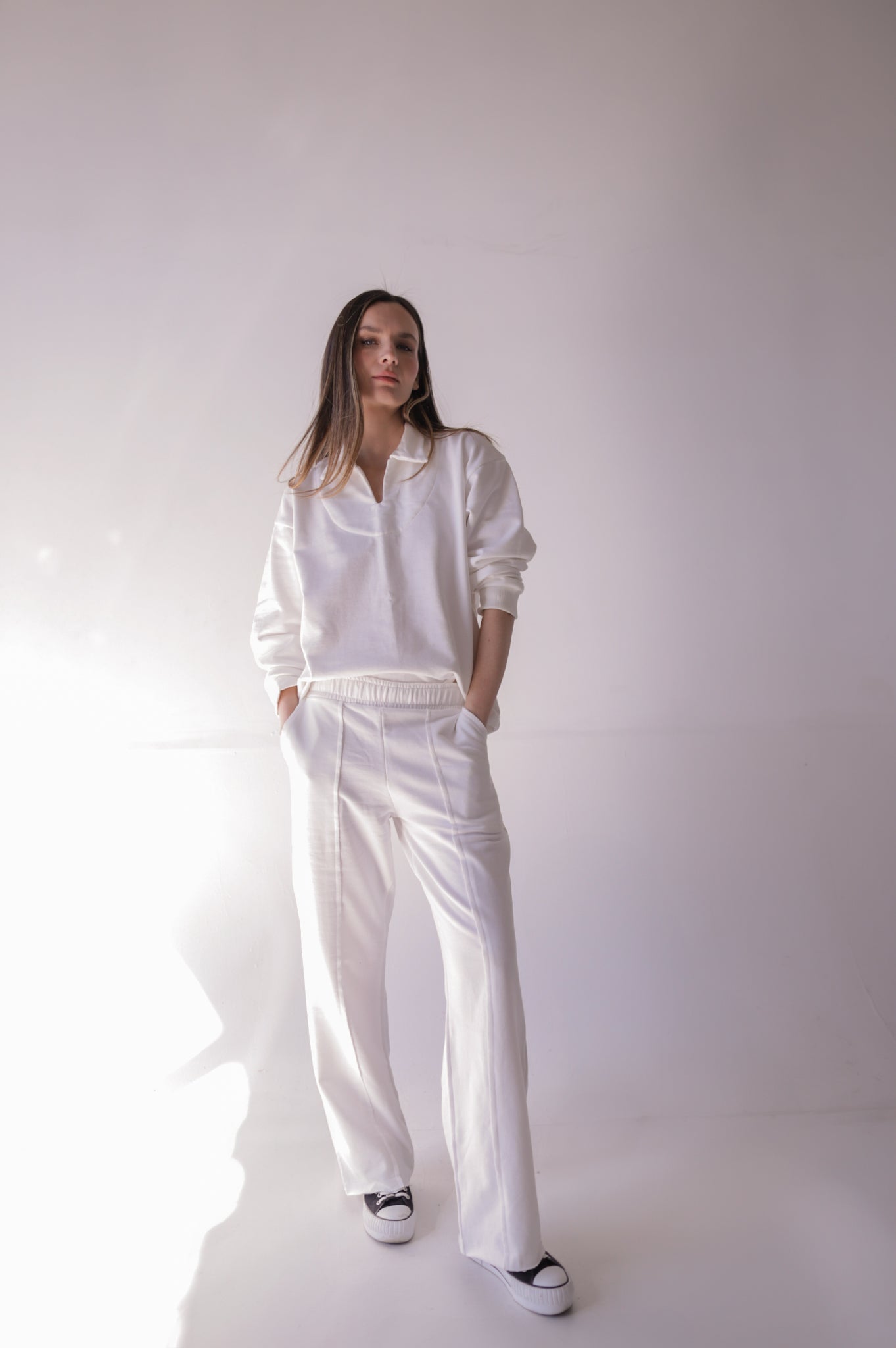 Polo Sweatshirt - KNYT STUDIOS