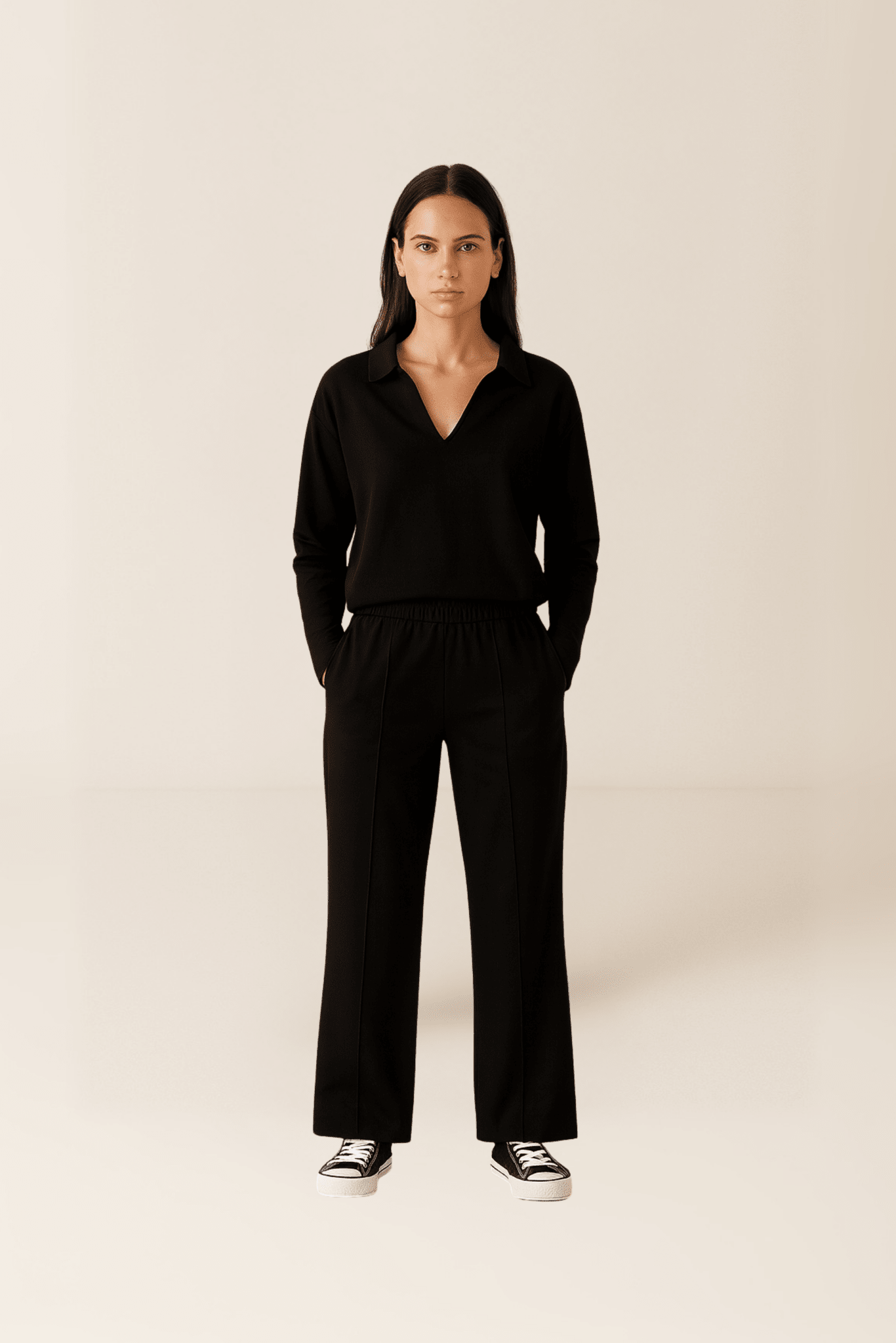 Polo Sweatshirt - KNYT STUDIOS