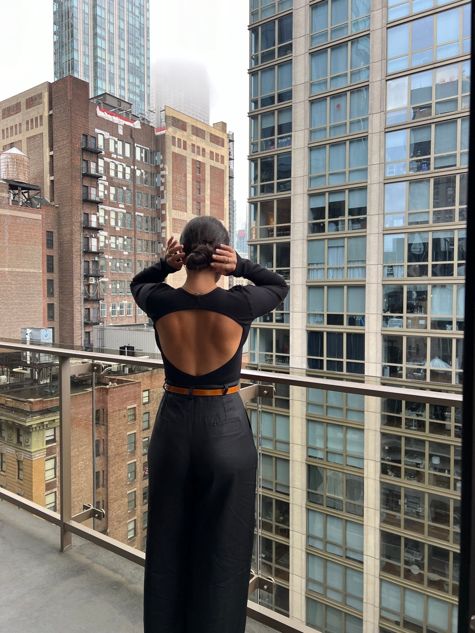 Tricia Open Back Top - KNYT STUDIOS