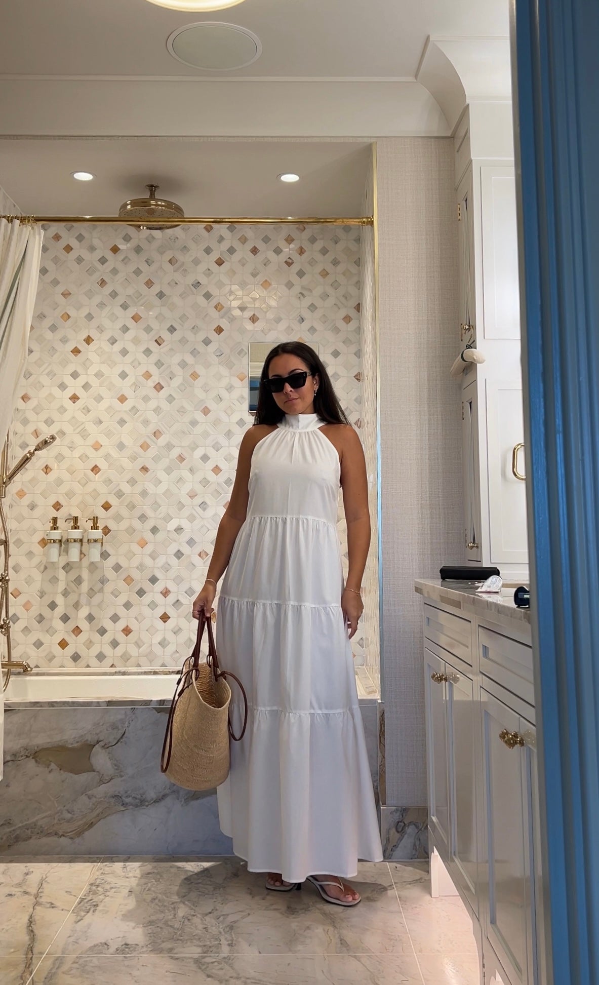White Maria Dress - KNYT STUDIOS